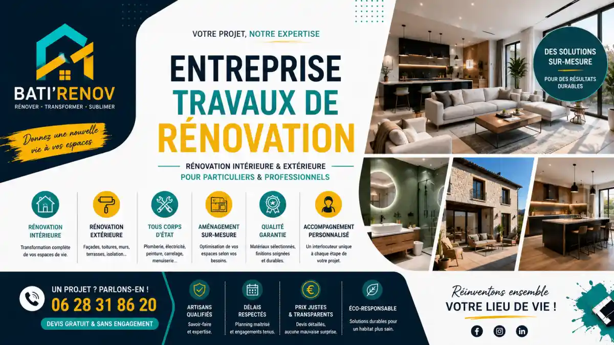 Entreprise de rénovation à Saint-paul-lès-durance